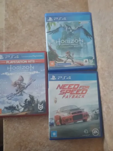 3 jogos ps4- troca e venda