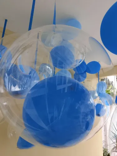 Balões bubble encapsulado