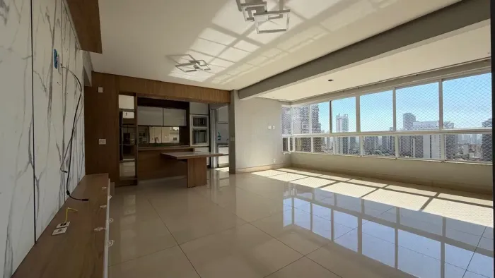 O ap possui 122 m2 com 3 quartos em Setor Bueno - Goiânia - GO. Cóm ótima localização
