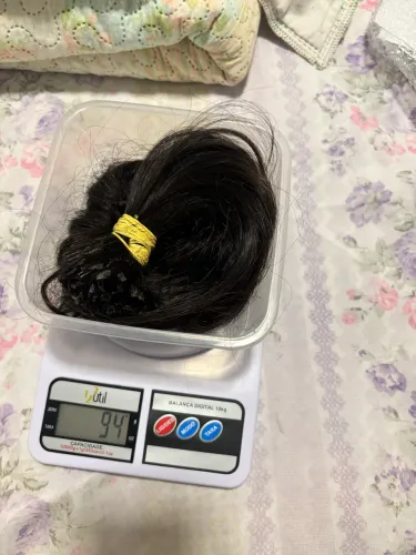CABELO HUMANO 94 GRAMAS CASTANHO ESCURO