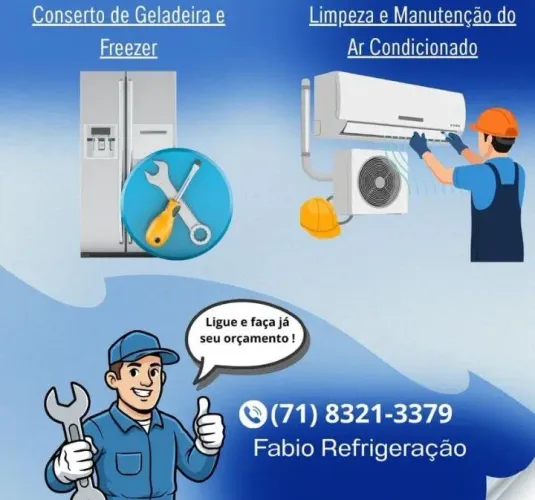 Manutenção de freezer, geladeira e ar condicionado