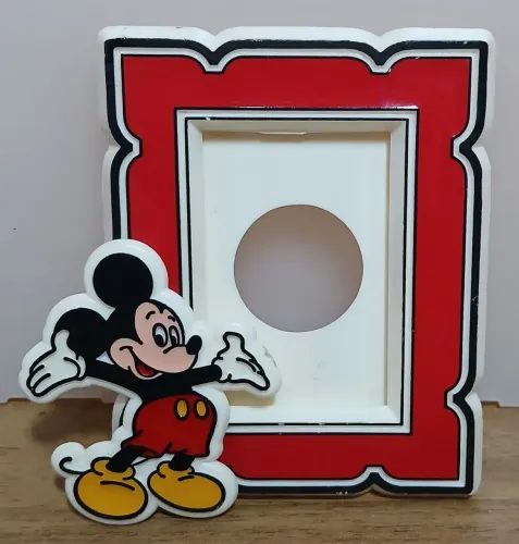 Mini porta-retrato disney mickey mouse vintage - está sem o suporte