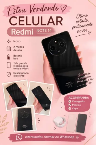 Vendo celular redmi 14