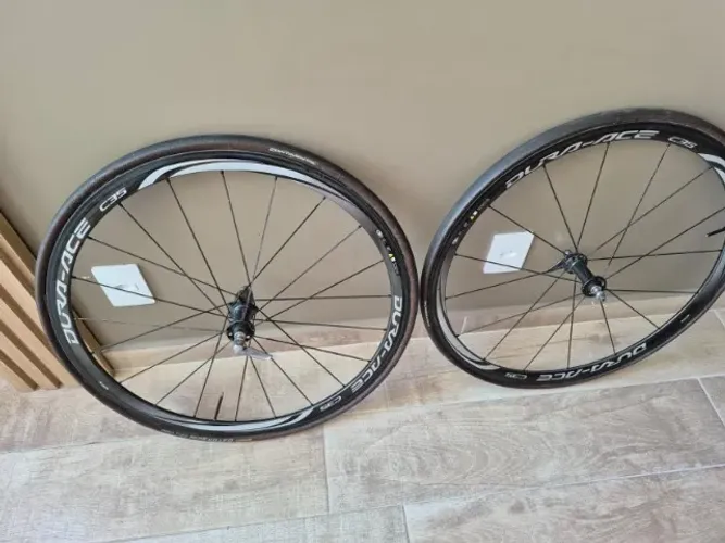 Rodas carbono Shimano Dura-ace C35 aro 700 Tubulares speed