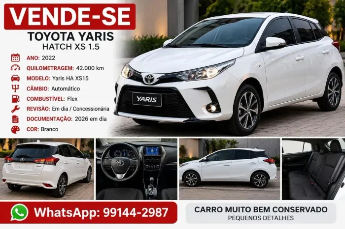 Toyota Yaris XS 1.5 Flex 16V 5P Aut. 2023