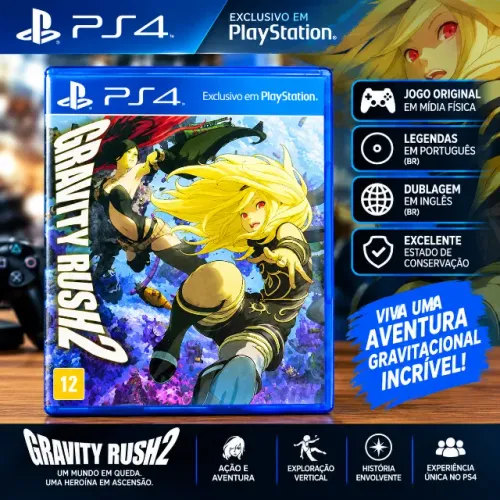 Gravity Rush 2 PS4 Original Novo Lacrado - Mídia Física - Exclusivo PlayStation