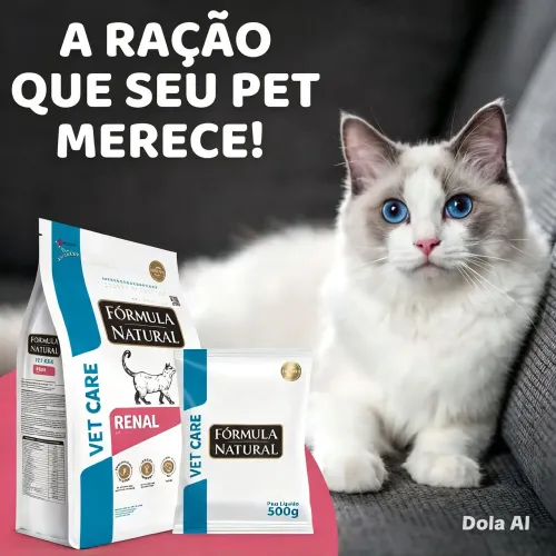 1kg de RAÇÃO RENAL- Fórmula Natural Gatos!