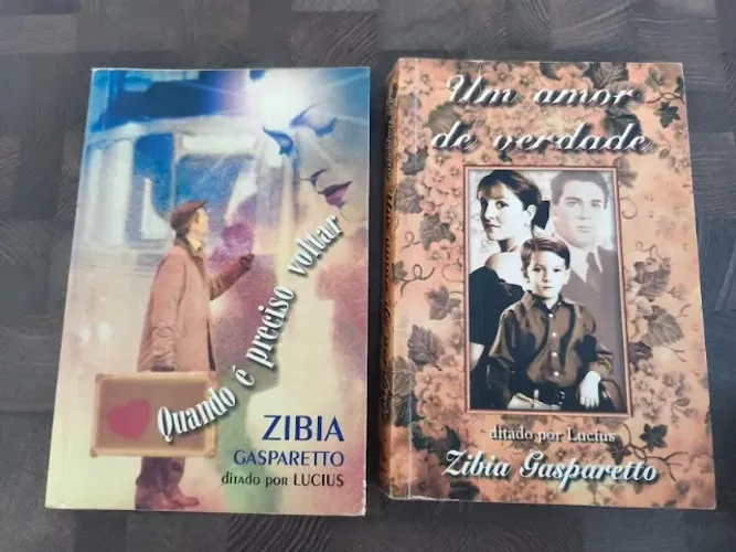 Kit com 2 livros de Zibia Gasparetto Quando é preciso voltar e Um amor de Verdade