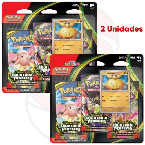 2X Blister Triplo Pokémon Equilíbrio Perfeito