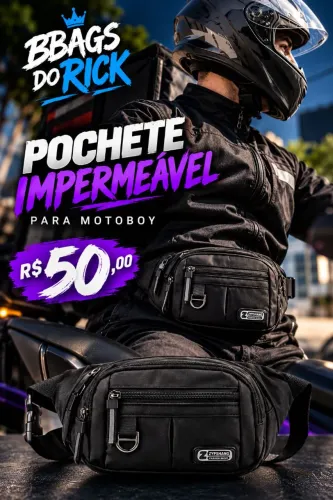 pochete impermeável motoboy