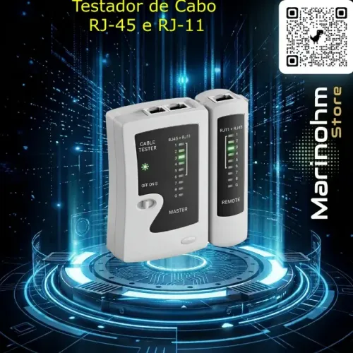 Testador Cabo Rede RJ-45 RJ-11