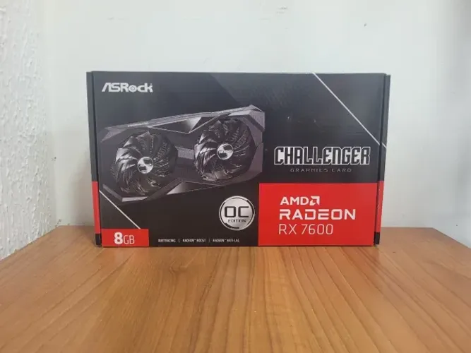 PLACA DE VÍDEO ASROCK AMD RADEON RX 7600 8GB CHALLENGER, GDDR6