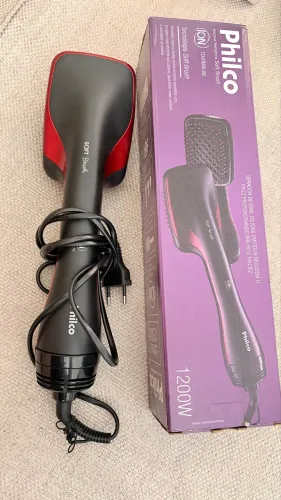 Escova Secadora Philco Soft Brush 1200W - Pouquíssimo Usada