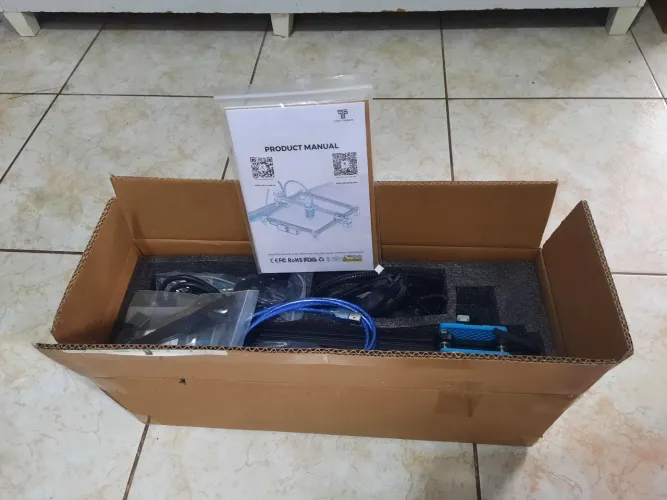 Maquina laser módulo 10w two trees nova na caixa