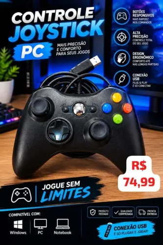 Controle Joystick PC