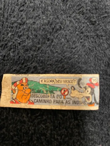 03 Figurinhas - Ping Pong Põe Mickey Na Máquina Do Tempo - 1979