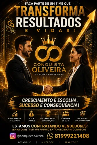 Vaga para vendedor (a)