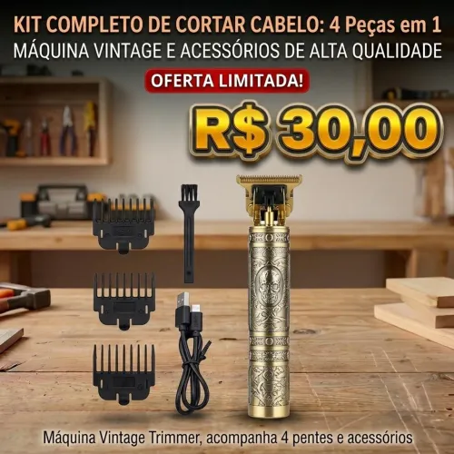 Maquina de cortar cabelo vintage