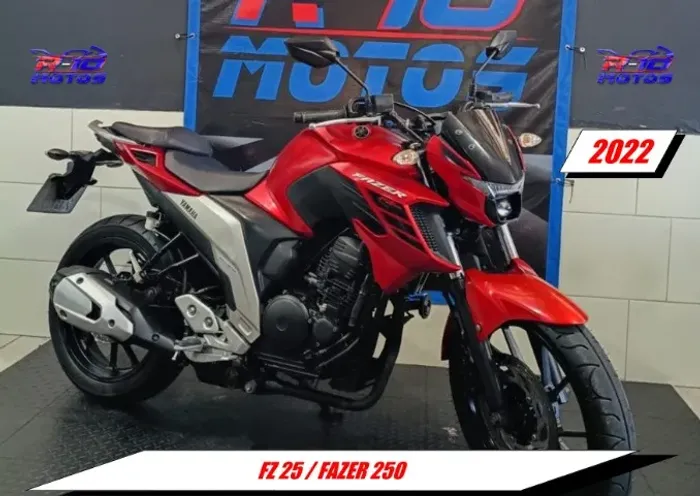 FZ 25 Fazer 250 / Pneus Novos / Licenciada 2026