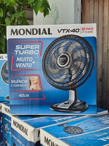 Lacrado! Ventilador Mondial 40cm 8 pás 140W Super Turbo