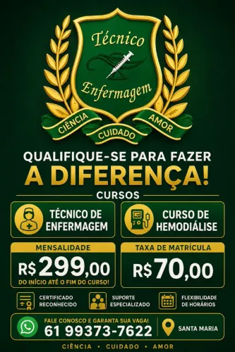 *Técnico de enfermagem/ Hemodiálise/ Brigadista / Eja*