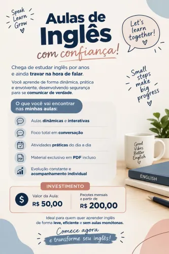 Aulas de inglês