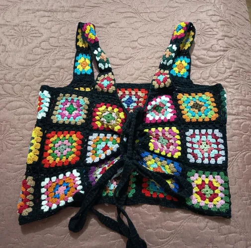 Cropped crochê