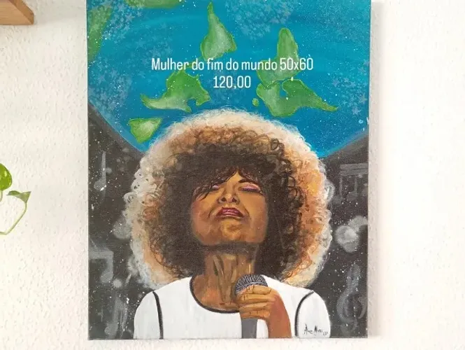 Telas pintadas a mão 
