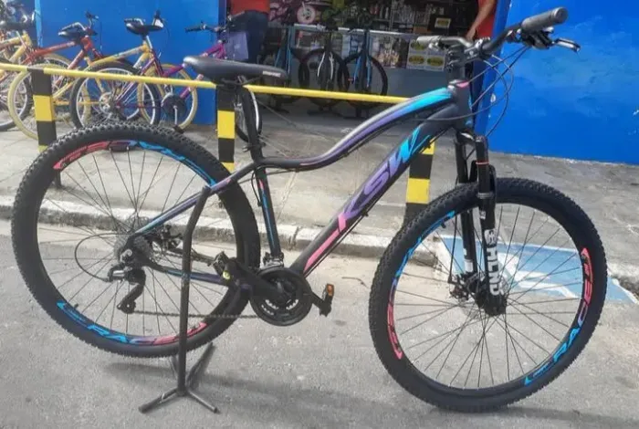 Bike KSW MWZA Unisex Aro 29 -Cambio Shimano & Freio a Disco Estado de Nova .