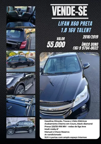 Lifan X60 1.8 16V 128cv 5P Mec. 2019