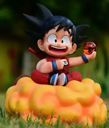 Action Figure (Estátua) Goku na Nuvem Voadora Dragon Ball - Novo e Lacrado