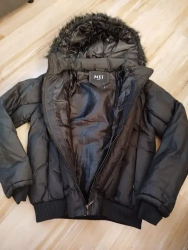 Casaco acolchoado infantil cor preto tam.p ou 