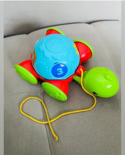 Brinquedo para bebês empurra tartaruga - Fisher Price