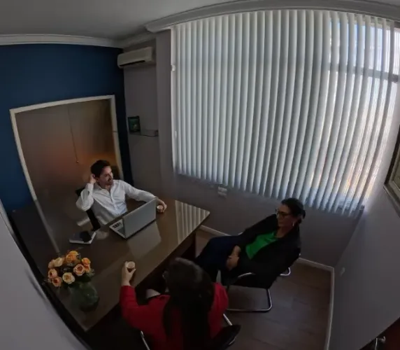 Sala empresarial de co-working no centro de Vila Velha
