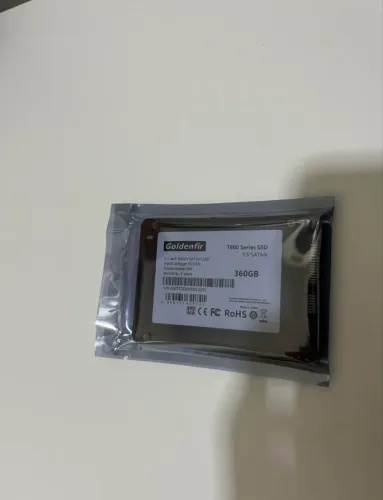 SSD SATA GOLDENFIR 360GB NOVO (ACOMPANHA CABO SATA)