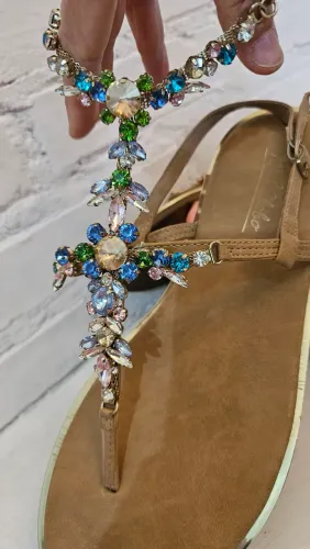 Sandalia 39 strass