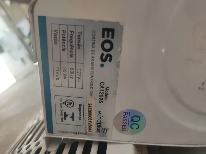 Cortina de Ar EOS WindPlus CA1209S- 127V - Profissional Vendo cortina de ar EOS WindPlus 