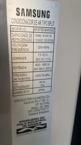 Split Samsung inverter smartthing 18.000/ 21.000