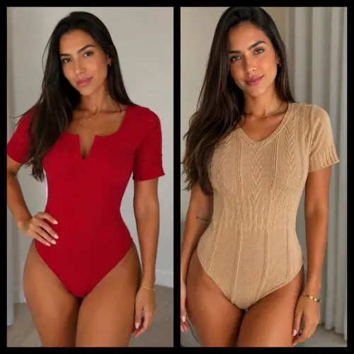 2 bodys de tricô novos 90,00