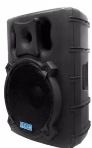 Caixa Acústica Ativa e passiva 100W RMS 2 Vias 2500A USB/BT/SD/FM - CSR + Tripé 