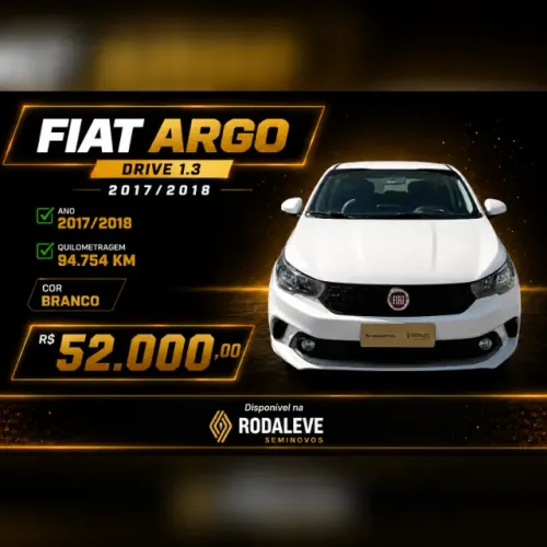 Fiat Argo Drive 1.3 8V Flex 2018