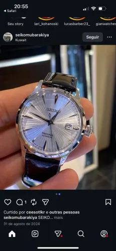 Relógio Seiko Presage Cocktail Time Skydiving - Srpb43j1