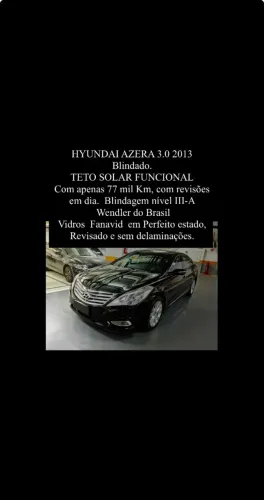 Hyundai Azera 3.0 V6 24V 4P Aut. 2013