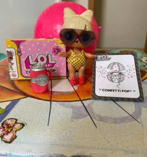 lol confetti pop spf q.t.completa e em perfeito estado.