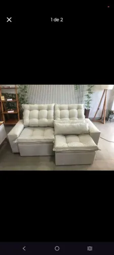 Sofá retrátil e reclinável 2 mt direto da fábrica 