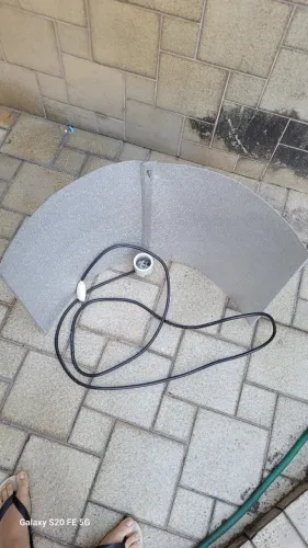 Refletor Asa de Gaivota com bocal cerâmico / soquete E40 e fiação instalado R$ 200