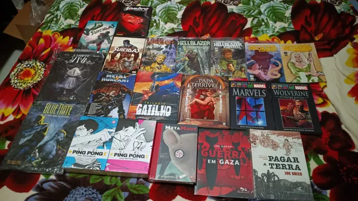 HQs DC, Marvel, alternativas e mangás 