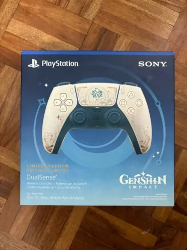 DualSense Genshin Impact PS5 - Controle PS5 - Edição Limitada - NOVO - Lacrado R$800