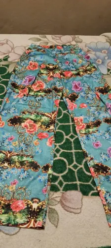 Calça pantalona cetim