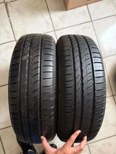 02 Pneus Pirelli p1 175/65/14 Semi Novos